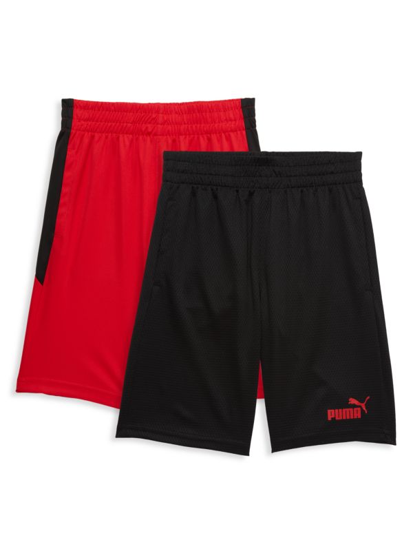 Puma Boy's 2-Pack Logo Shorts